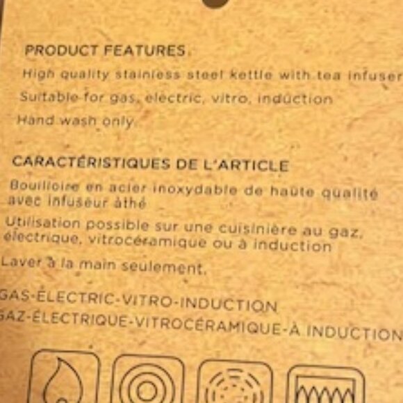 L'epicure Stainless Steel Kettle NWT - Picture 4 of 11